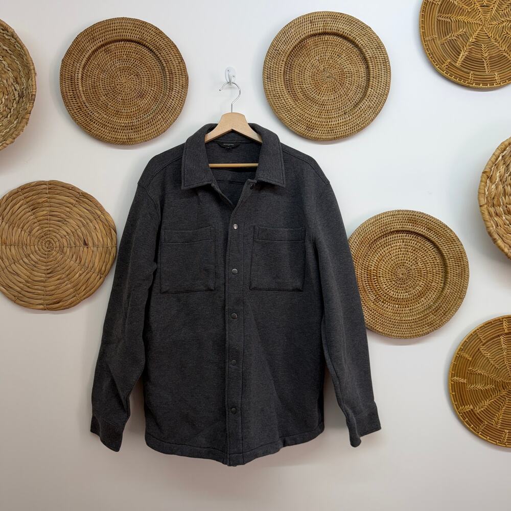 $110 Banana Republic Scuba Shirt Jacket Mens Large